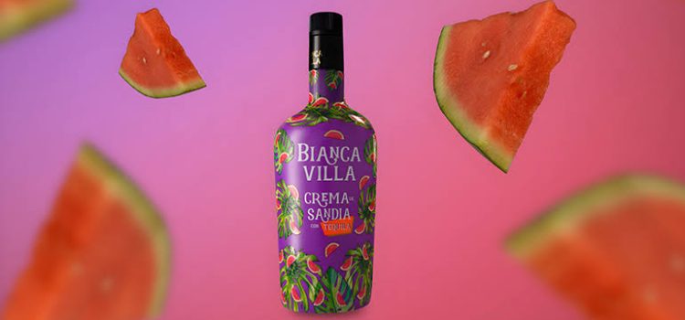Bianca Villa Sandía y Tequila, nueva crema de licor ligera y de intenso color rosa