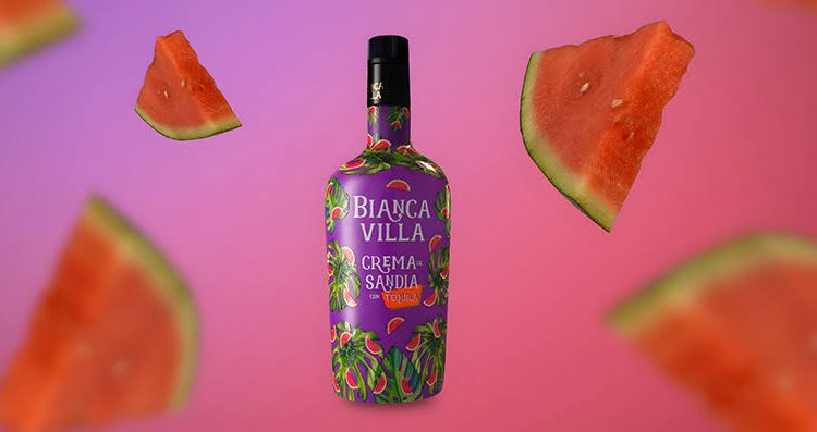 Bianca Villa Sandía y Tequila, nueva crema de licor ligera y de intenso color rosa