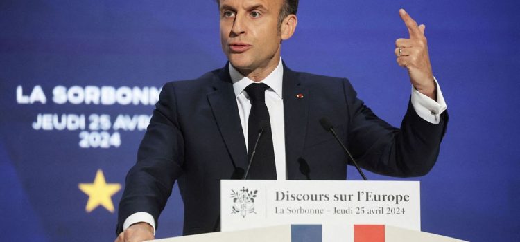 Europa está en riesgo de muerte: Macron
