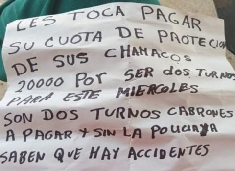 Ahora los delincuentes piden «cuota de protección» en escuelas