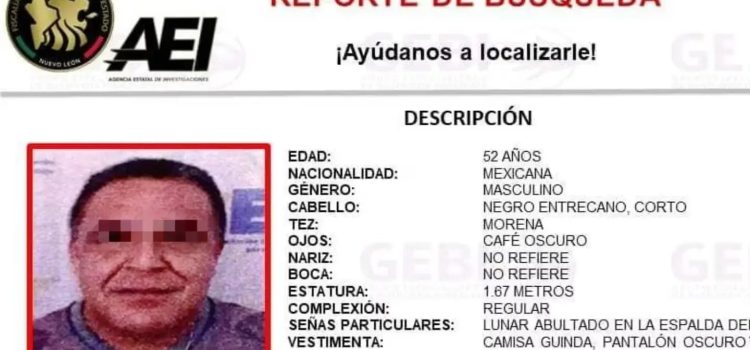 Desaparecido y encontrado… con su amante