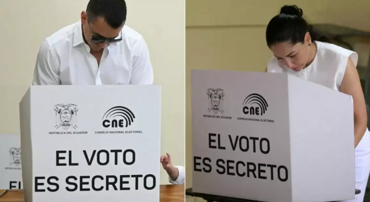 Daniel Noboa lidera elecciones en Ecuador