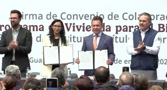 Sedatu y gobierno de Jalisco firman convenio para implementar el Programa de Vivienda para el Bienestar