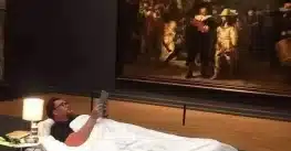Literalmente, profesor de arte pasó una noche en el museo