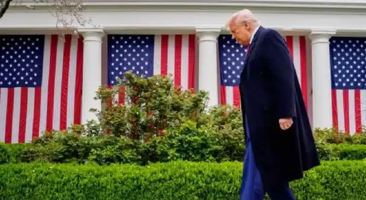 Se hunde la popularidad de Trump