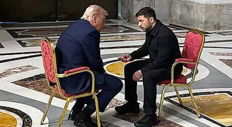 Trump y Zelenski sostuvieron reunión “muy productiva” previo a funeral del Papa