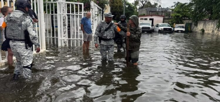 Guardia Nacional pone en marcha el Plan DN-III-E en Jalisco tras el paso de “Dalila”