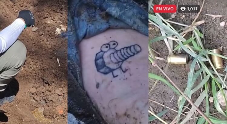 Guerreros Buscadores de Jalisco descubren posible fosa clandestina con un cadáver enterrado y casquillos en Tonalá