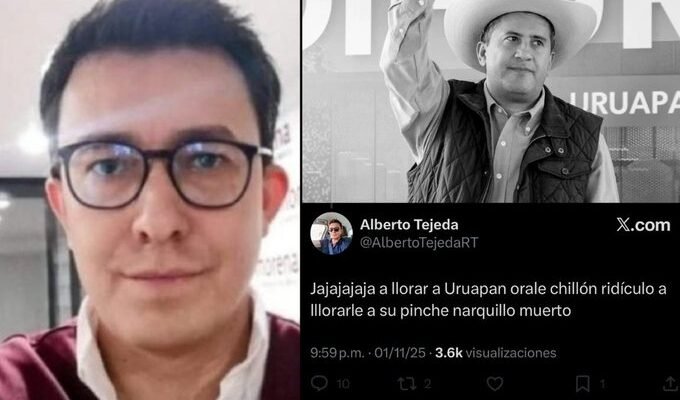 Jalisco: Militante de Morena provoca indignación tras burlarse del asesinato del alcalde Carlos Manzo