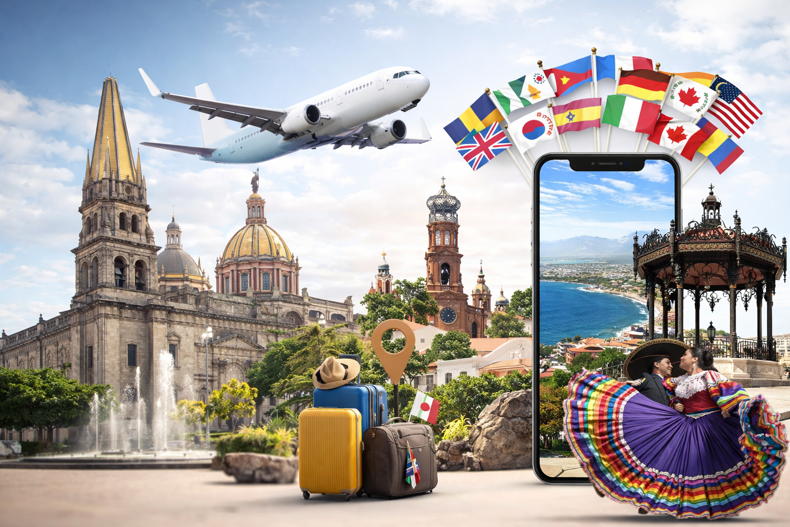 Jalisco refuerza su promoción global y negocia nuevas rutas aéreas en feria turística internacional