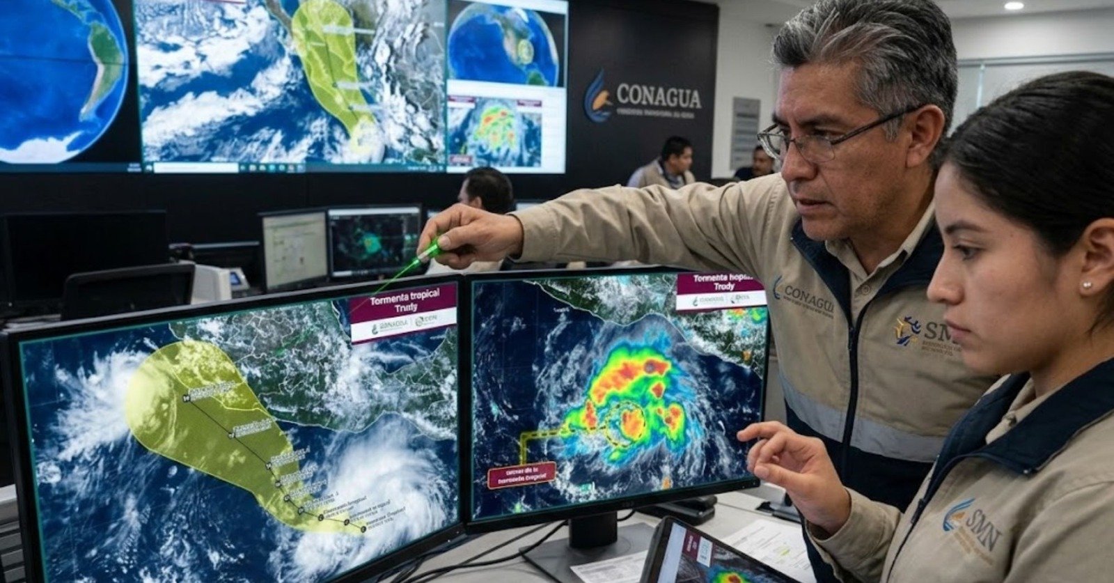 Huracán Trudy amenaza a Jalisco con lluvias intensas y posible fortalecimiento